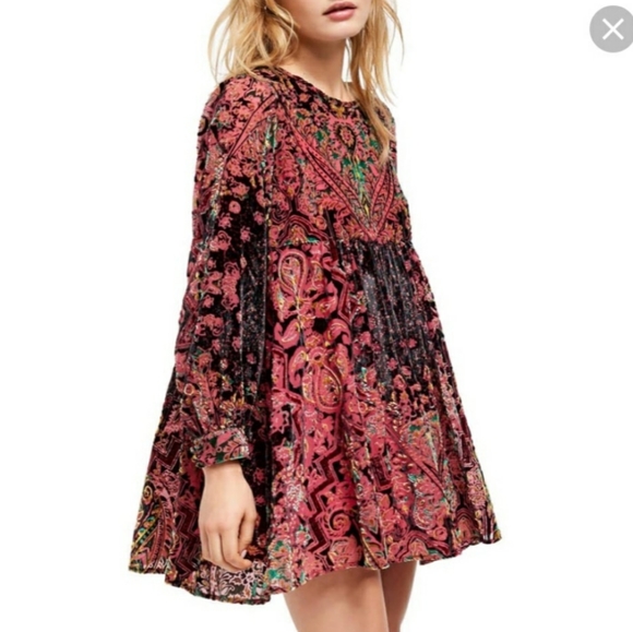 Free People - Velvet Mirror Mirror Dress - Picture 2 of 4